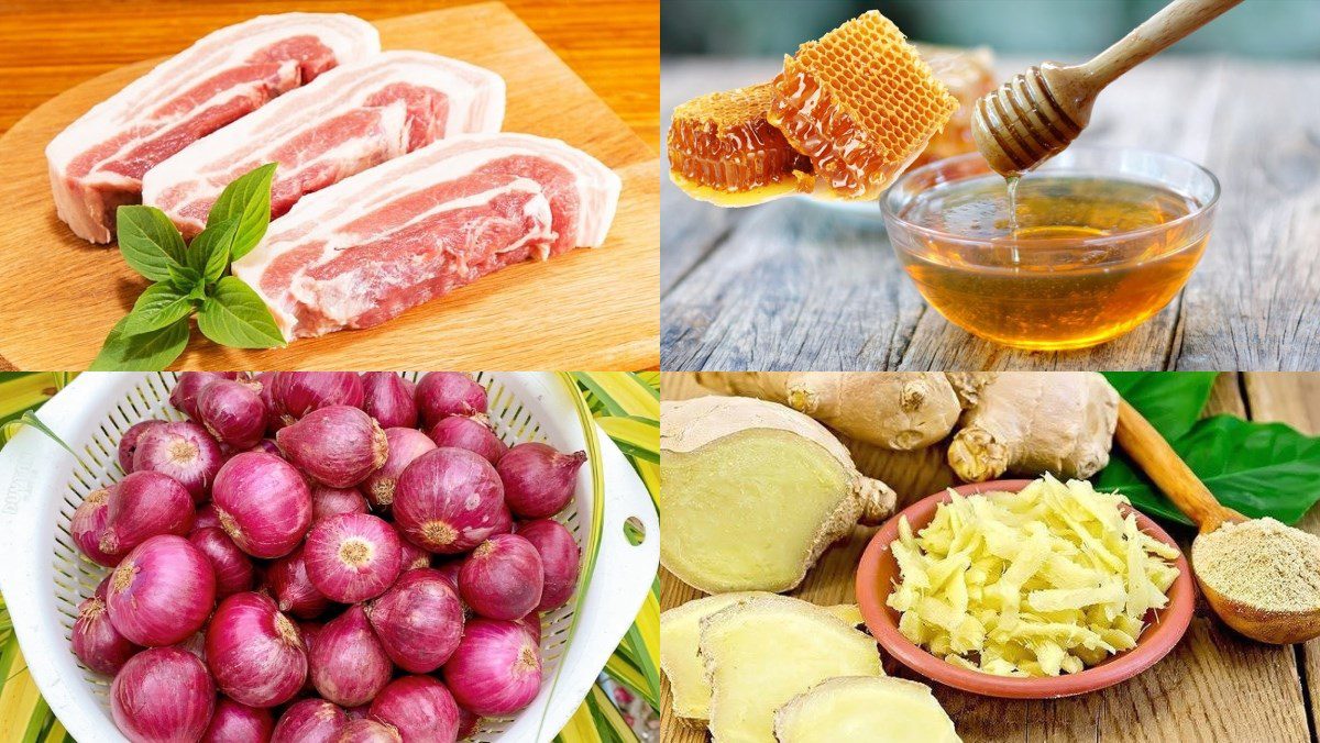 Ingredients for char siu meat dish