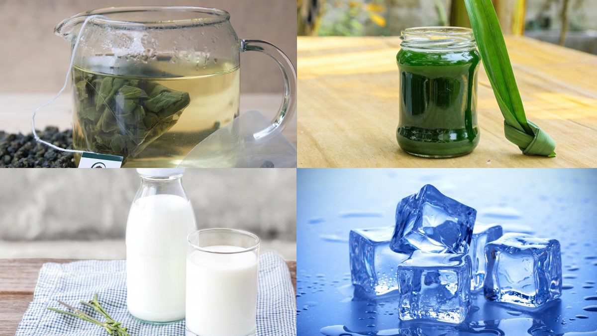 Nguyên liệu món ăn trà sữa lá dứa, trà sữa lá dứa trân châu