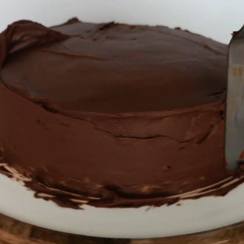 Step 7 Decoration Banana crepe cake with nutella cream