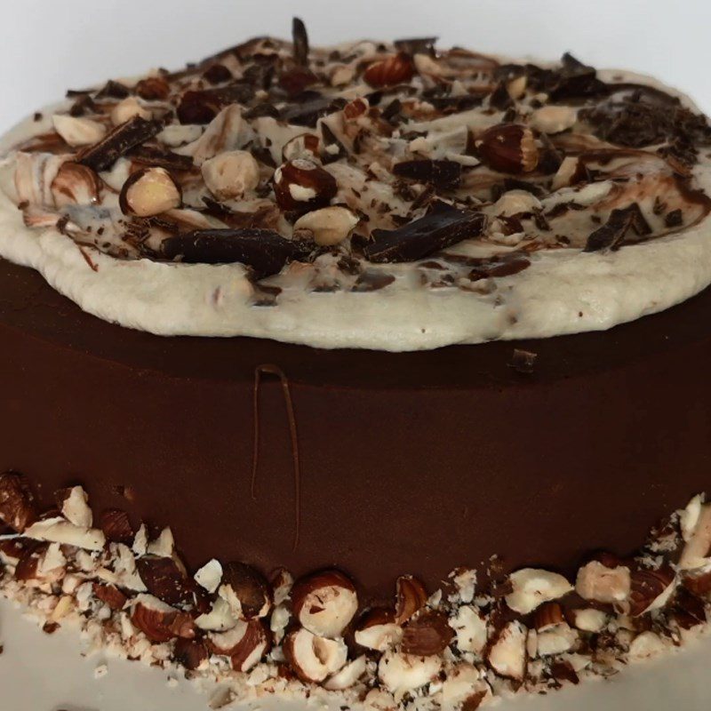 Step 7 Decoration Banana crepe cake with nutella cream
