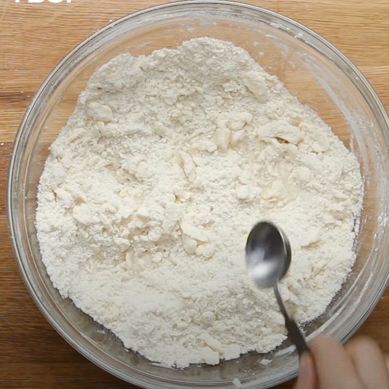 Step 1 Mixing the Dough for Vegan Apple Pie