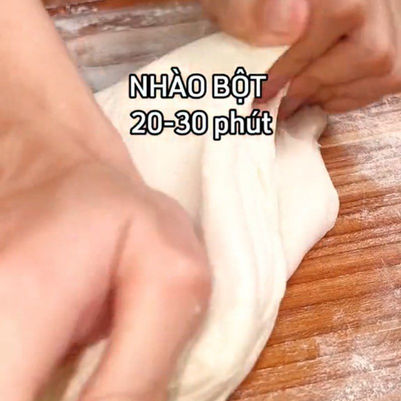 Step 1 Mix the dough for Meat Sandwich Buns (Recipe shared from Tiktok Let's Cook with TasteVN)