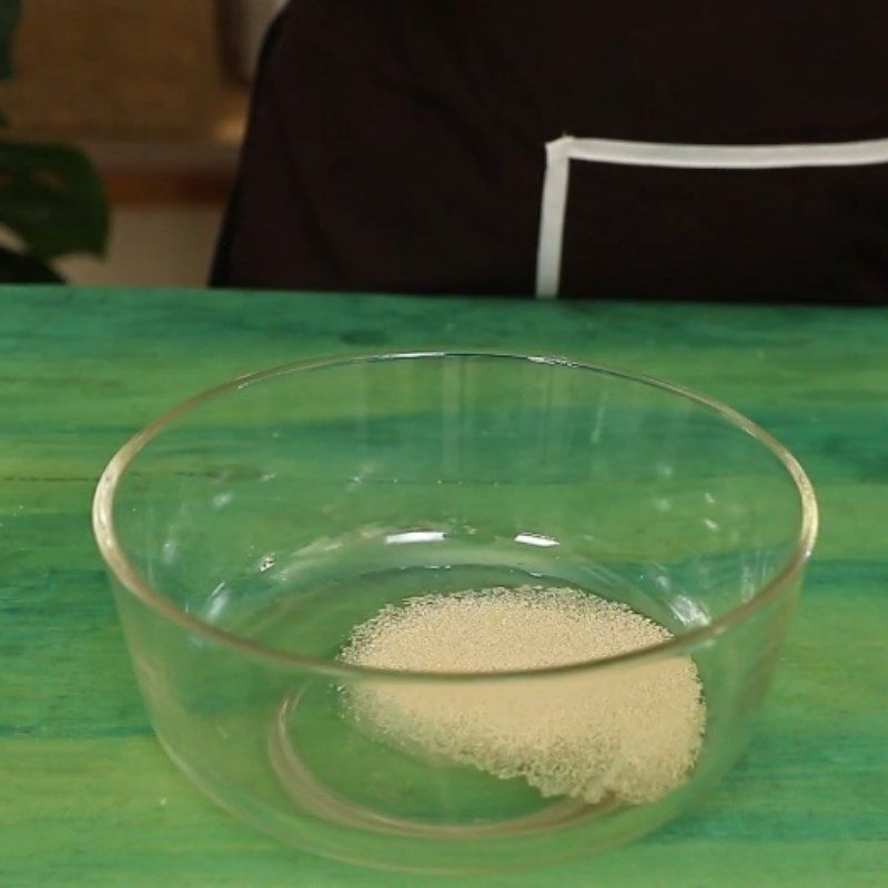 Step 1 Mixing the dough for Saigon stick bread