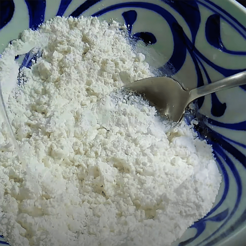 Step 1 Mix the dough for Traditional Sweet Soup