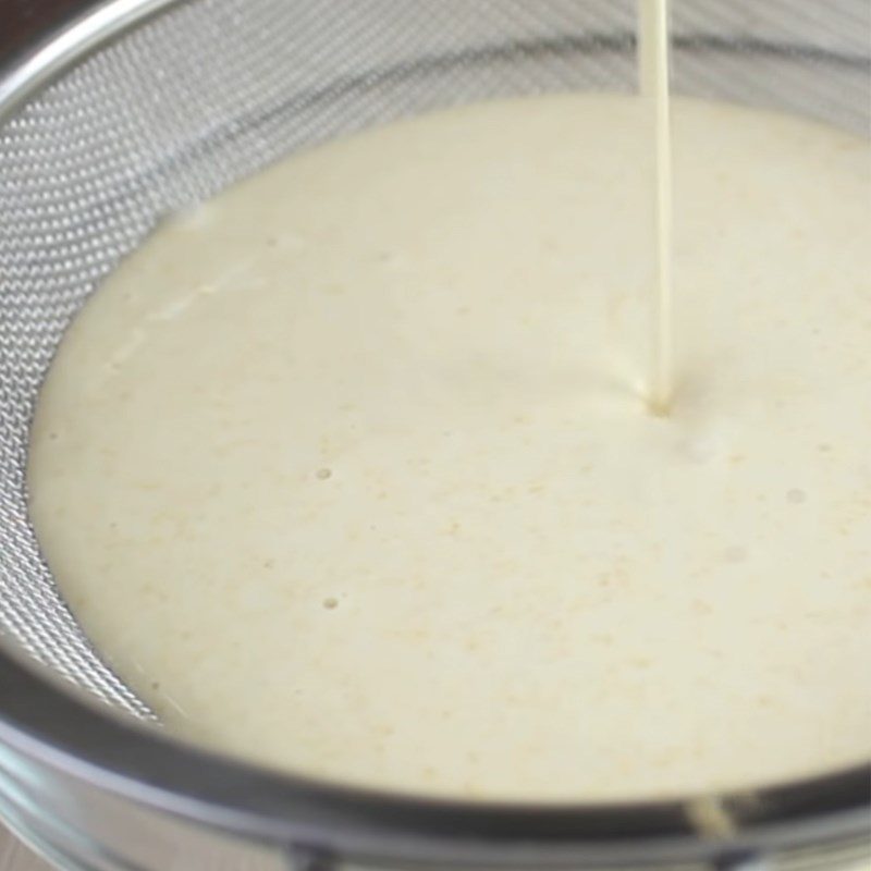 Step 7 Mix the flour and sift the flour Jackfruit cake