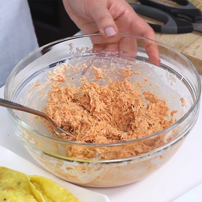 Step 4 Mixing Tuna Spicy Tuna Kimbap