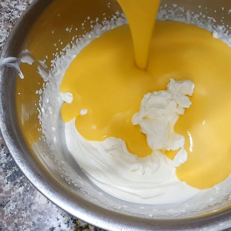 Step 4 Mixing the coconut cream mixture Coconut ice cream