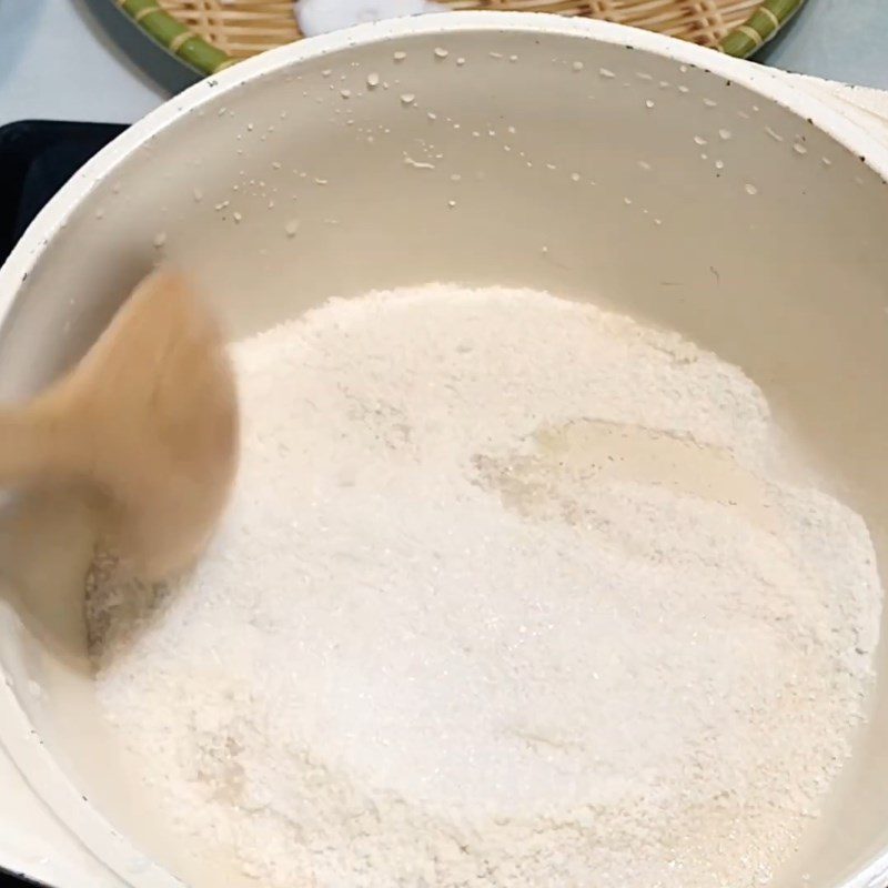 Step 2 Mix jelly mixture Coconut jelly cut into pieces