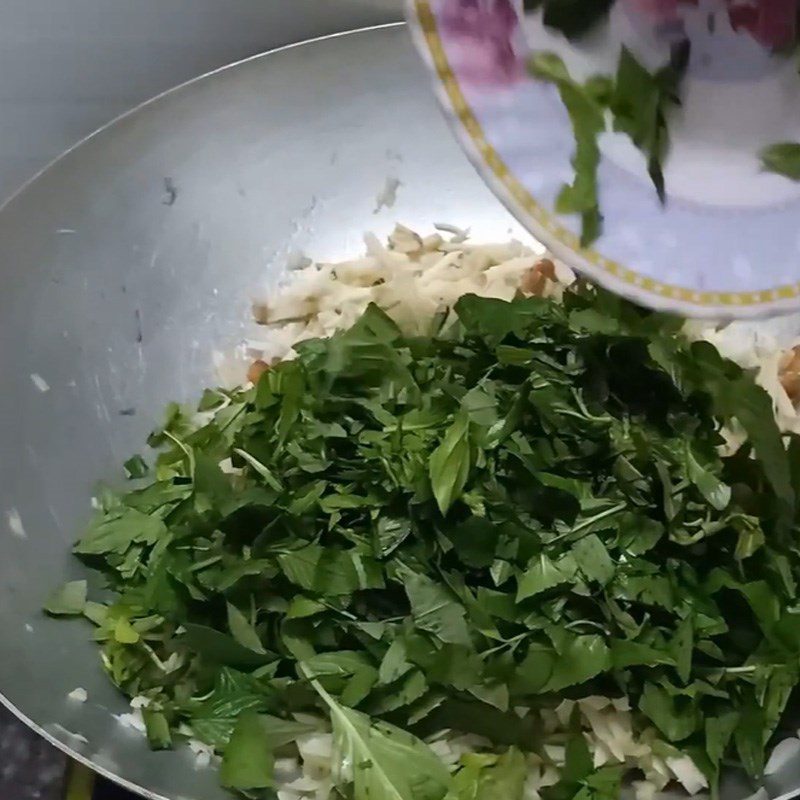 Step 4 Mixing Jackfruit Mixed Jackfruit Da Nang
