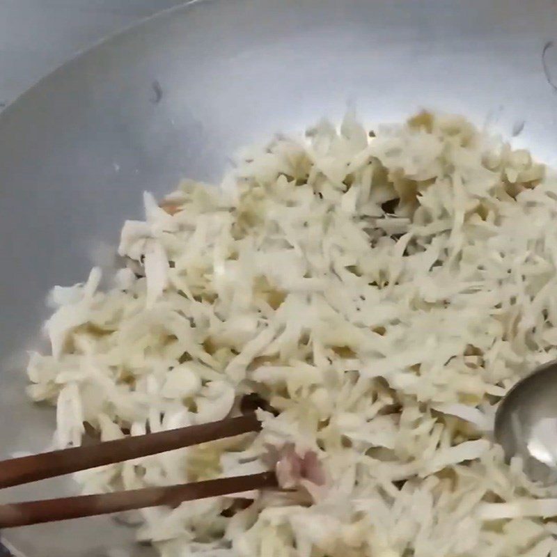 Step 4 Mixing Jackfruit Mixed Jackfruit Da Nang
