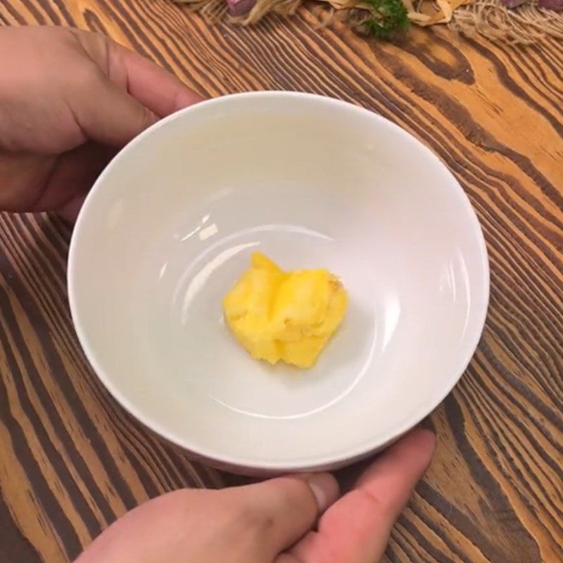 Step 1 Mix the milo filling Milo Bread (Recipe shared from Tiktok cooking with TasteVN)