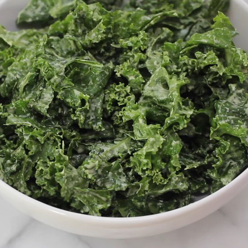 Step 4 Mix the salad for kale chickpea salad
