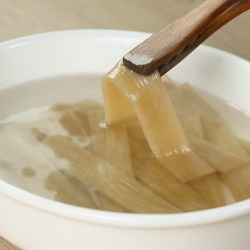 Step 1 Blanch the vermicelli Spicy sour vermicelli Trùng Khánh