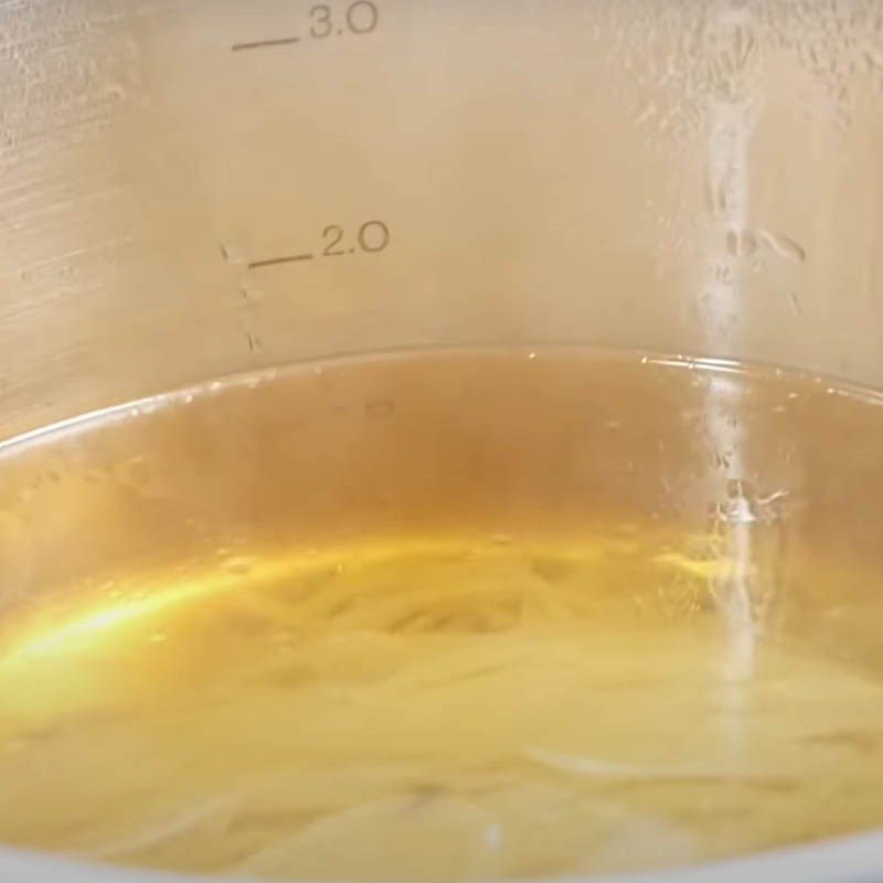 Step 5 Blanching Pho and Completing the Dish Crispy Skin Chicken Pho