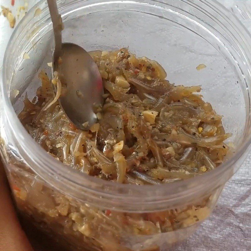 Step 3 Ferment anchovy fish sauce