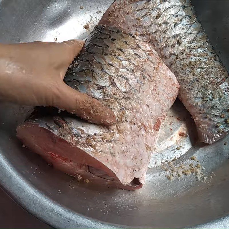 Step 3 Marinated Fish Steamed with Beer