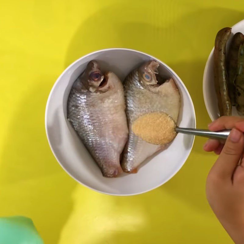 Step 2 Marinate the fish Fish in tamarind sauce