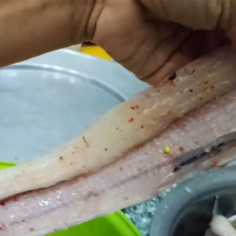 Step 2 Marinate the Fish Dried Barracuda