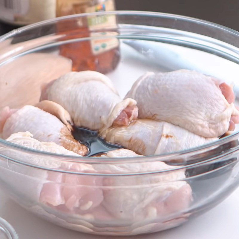 Step 3 Marinate the chicken with spices Garlic and honey grilled chicken