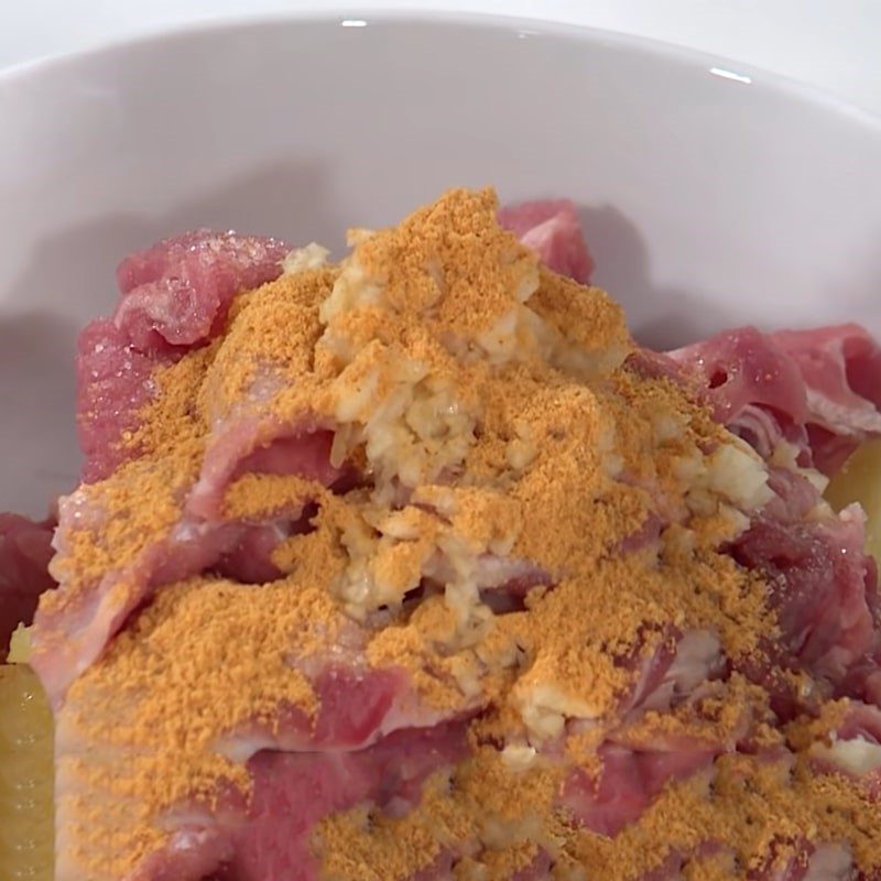 Step 3 Marinate beef tendon for sour spicy beef tendon soup
