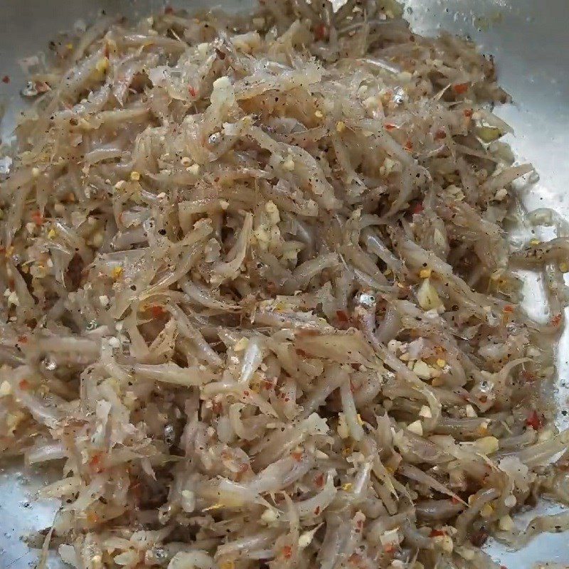 Step 2 Marinate anchovy fish sauce