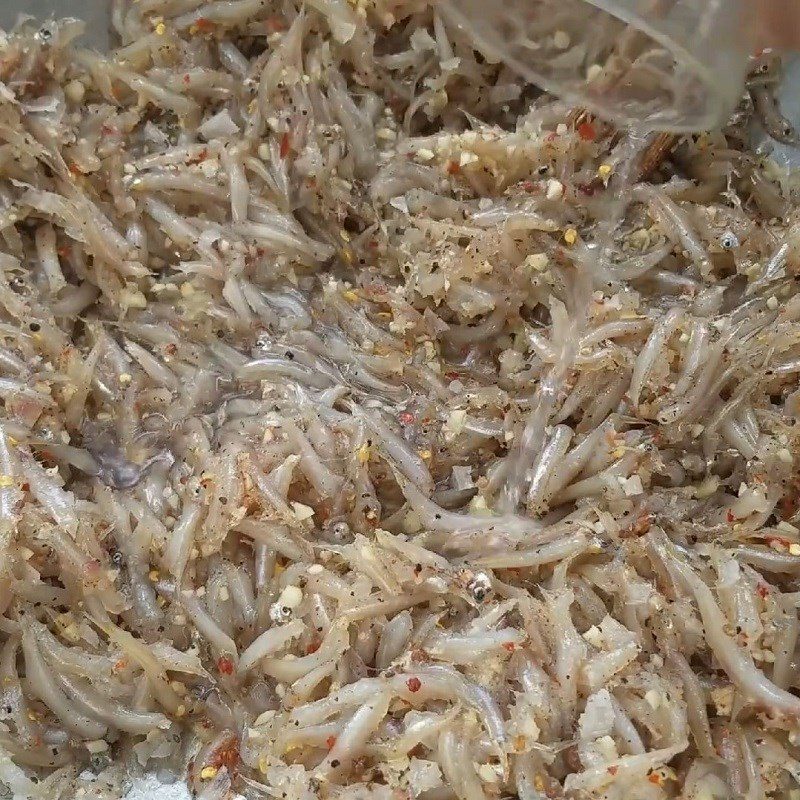 Step 2 Marinate anchovy fish sauce