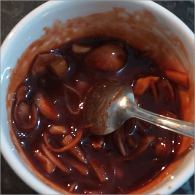 Step 2 Marinate the meat Char siu meat