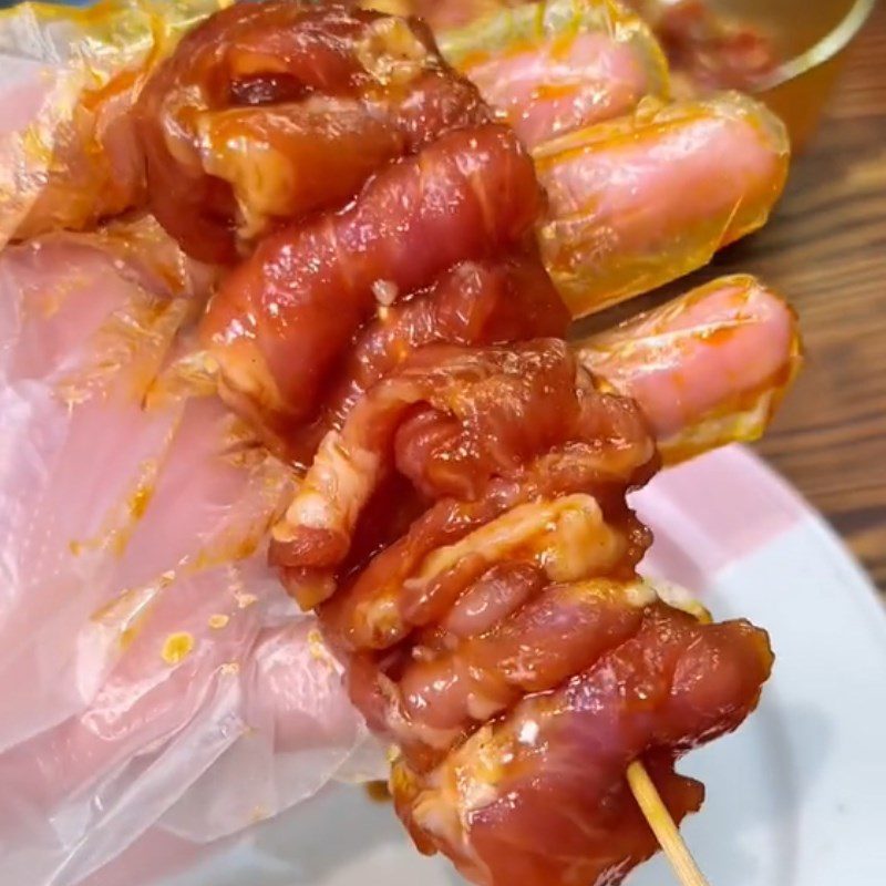 Step 2 Marinating the meat for the Meat Bun (Recipe shared from Tiktok Let's Cook with TasteVN)