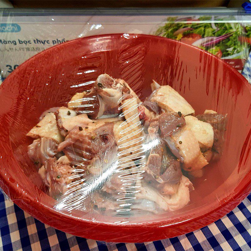 Step 2 Marinate the Duck Meat for Grilled Duck with Mac Mat and Mac Khen Seeds