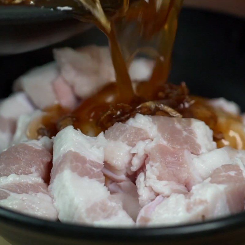 Step 4 Marinating and Braising the Meat Braised Fig Meat