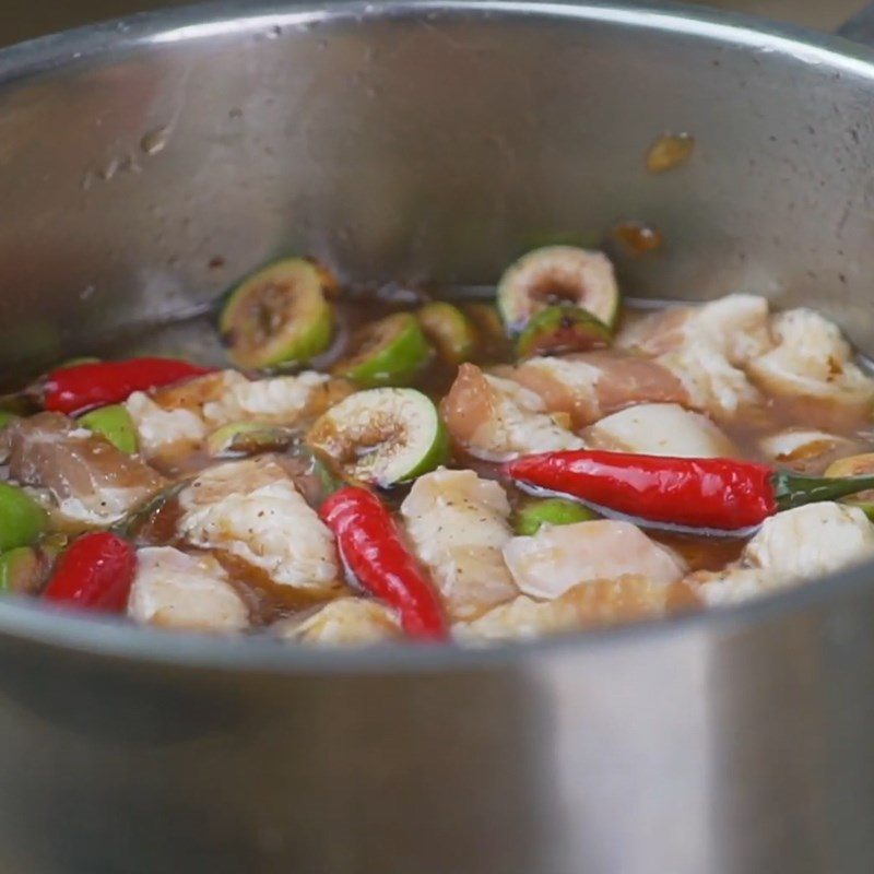 Step 4 Marinating and Braising the Meat Braised Fig Meat