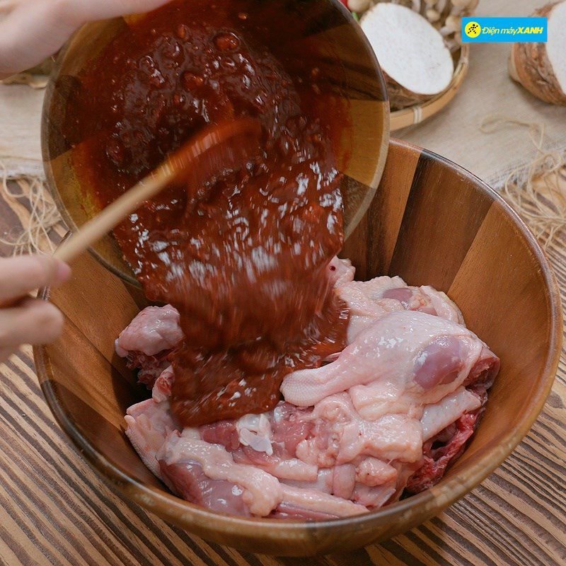 Step 2 Marinating Duck Duck Cooked with Fermented Tofu