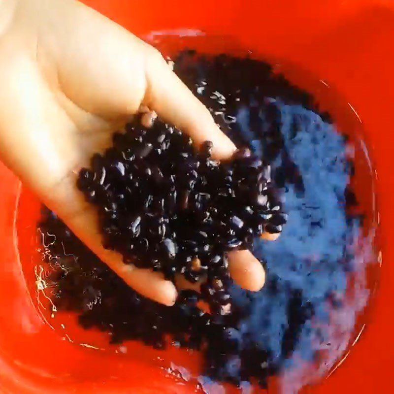 Step 1 Rinse and cook black beans for Black Bean Corn