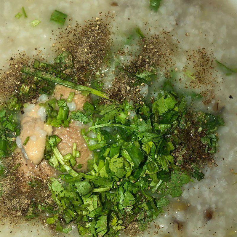 Step 4 Final product Pork bone porridge
