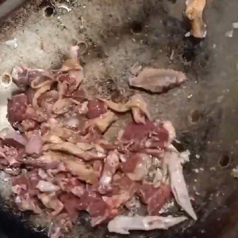 Step 5 Stir-fried Pigeon Stir-fried Pigeon with Vermicelli