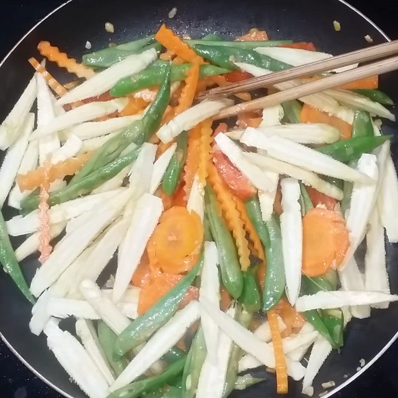 Step 2 Sautéed Corn Sautéed Baby Corn with Mixed Vegetables Vegetarian