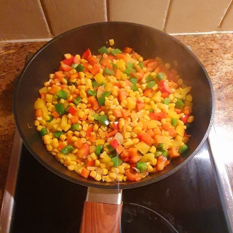 Step 2 Stir-fried vegetables Brown rice salad