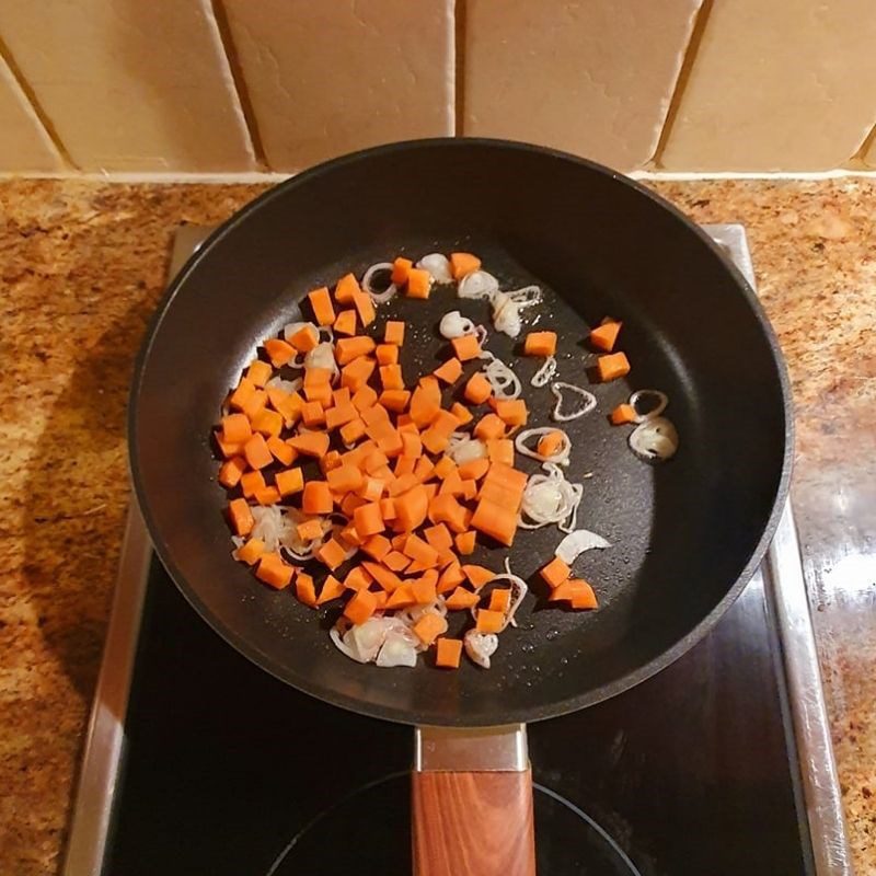 Step 2 Stir-fried vegetables Brown rice salad