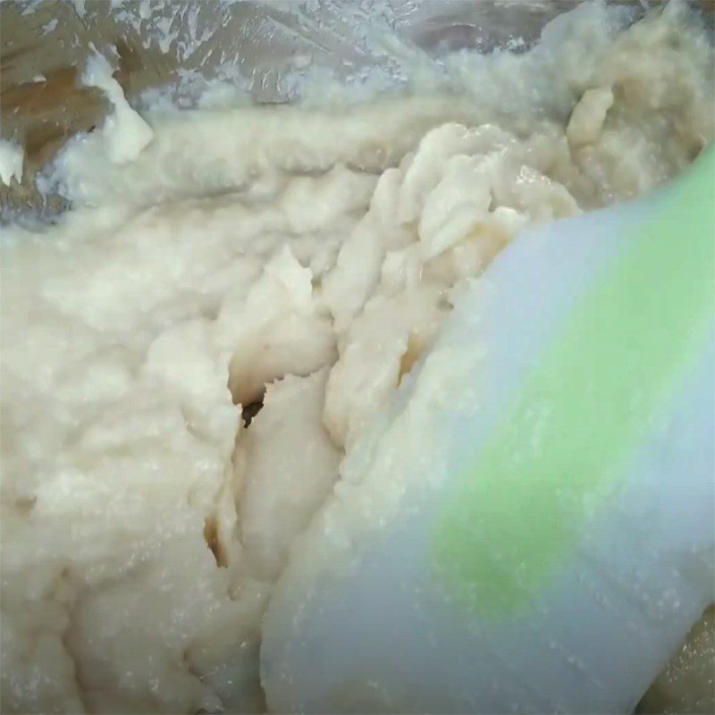 Step 2 Blend the chicken mixture for Crispy Fried Potato Chicken Sausage