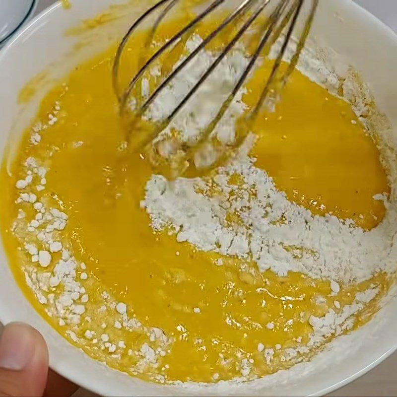 Step 3 Blend the vegetarian egg mixture Vegetarian fried egg from mushrooms