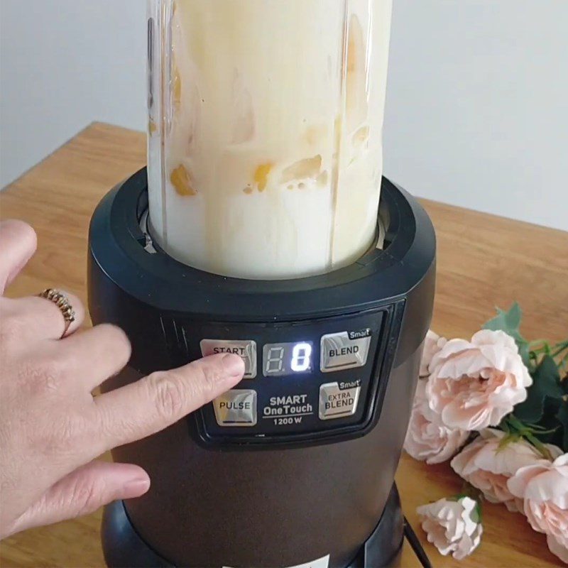 Step 2 Jackfruit smoothie with milk