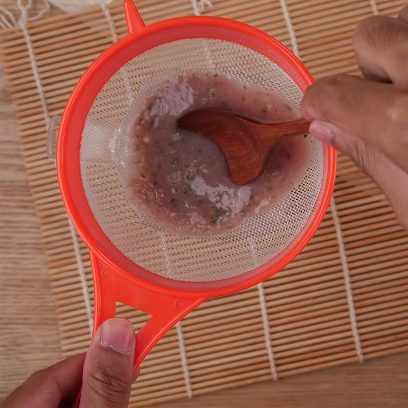 Step 2 Blend the lychee material