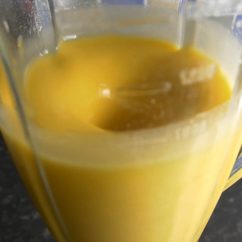 Step 2 Blend the smoothie for Mango Banana Orange Smoothie