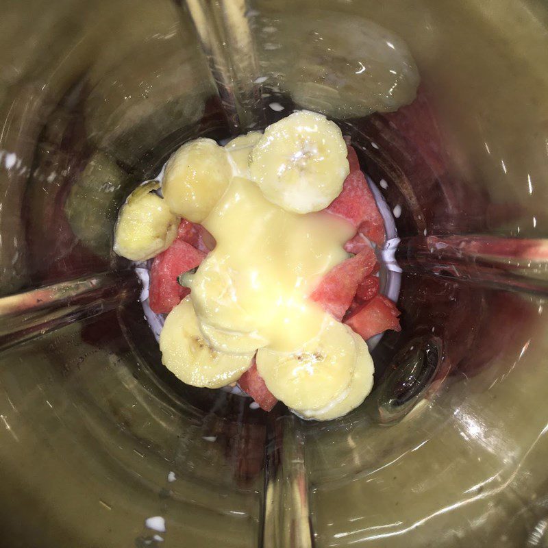 Step 2 Banana Watermelon Smoothie