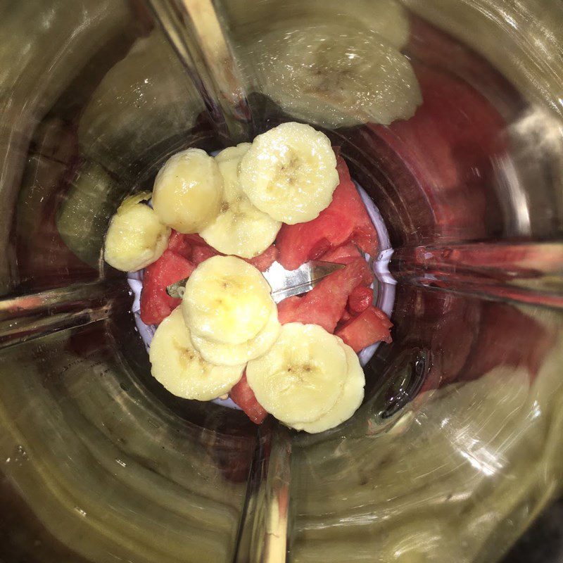 Step 2 Banana Watermelon Smoothie