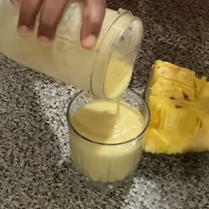 Step 2 Blend the jackfruit and banana for Jackfruit Banana Smoothie