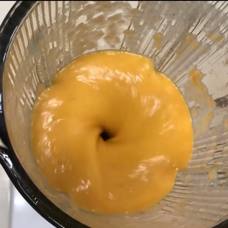 Step 2 Blend the jackfruit and mango for Jackfruit Mango Smoothie