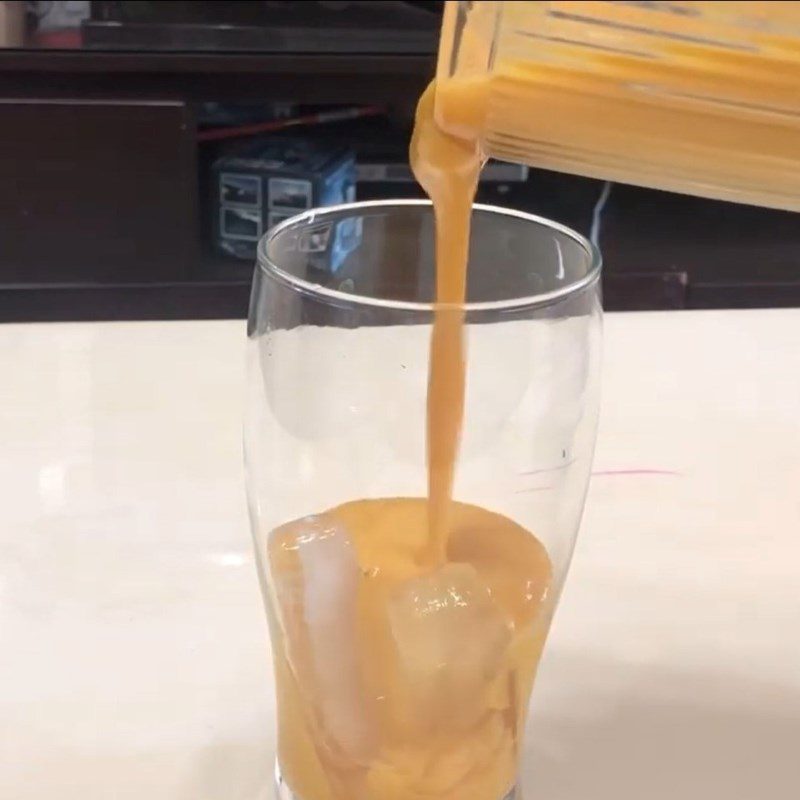 Step 2 Blend jackfruit and mango Jackfruit mango smoothie
