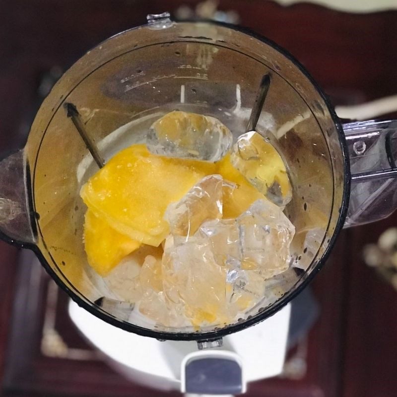 Step 2 Blend the jackfruit smoothie for Jackfruit Smoothie
