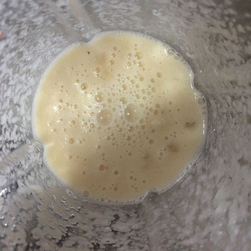 Step 2 Blend apple yogurt smoothie Apple yogurt smoothie